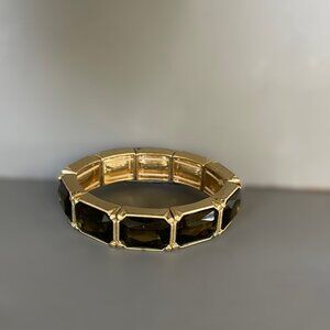 Lia Sophia Versailles Green Olivine Rhinestone Bracelet